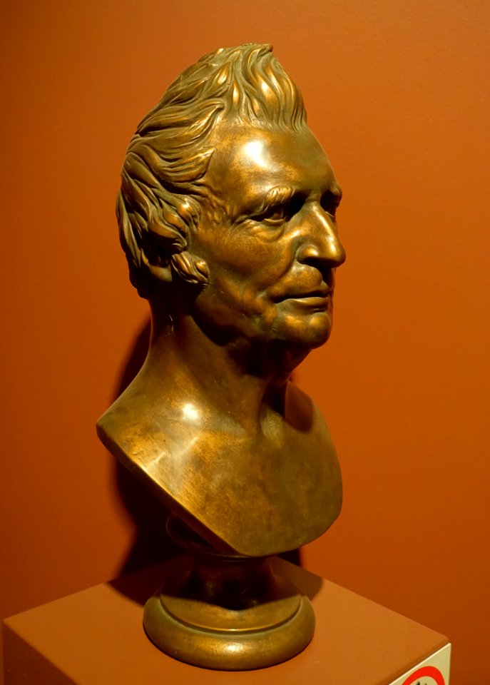 Louis-Joseph Papineau by Napoleon Bourassa, mid 1800s, wood, plaster - Château Ramezay - Montreal, Canada - DSC07521