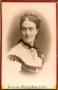 Louise Michaëli, porträtt - SMV - H6 059