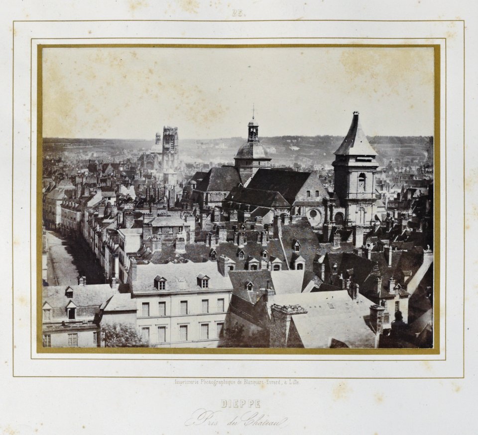 Louis Désiré Blanquart-Evrard, Album photographique de l'artiste et de l'amateur, planche 25, Dieppe