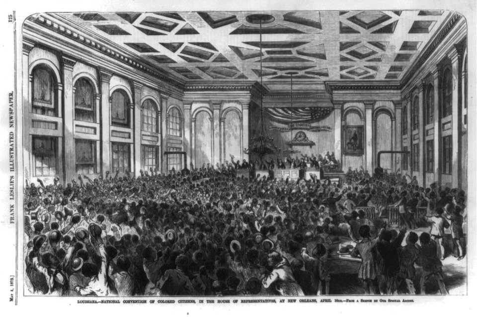 Louisiana - National Convention of Colored Citizens, in the house of Representatives, at New Orleans, April 10th LCCN99613985