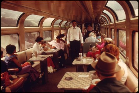 Lounge-car-of-the-southwest-limited-an-amtrak-train-between-los-angeles-california-and-chicago-june-1974 7158178626 o photo