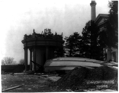 Louisville Ky., after the tornado of 1890- ruins of water works tower LCCN2016648171
