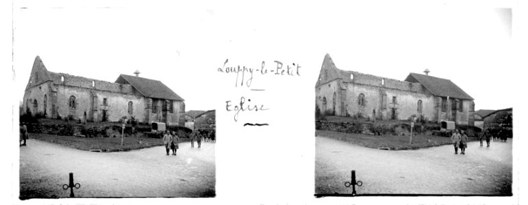 Louppy-le-Petit (Louppy-sur-Chée). Eglise - Fonds Berthelé - 49Fi908