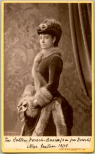 Lotten Dorsch-Bosin, porträtt - SMV - H2 122