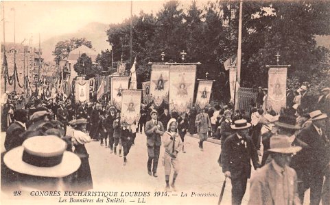 Lourdes - Congrès eucharistique 1914 N° 28