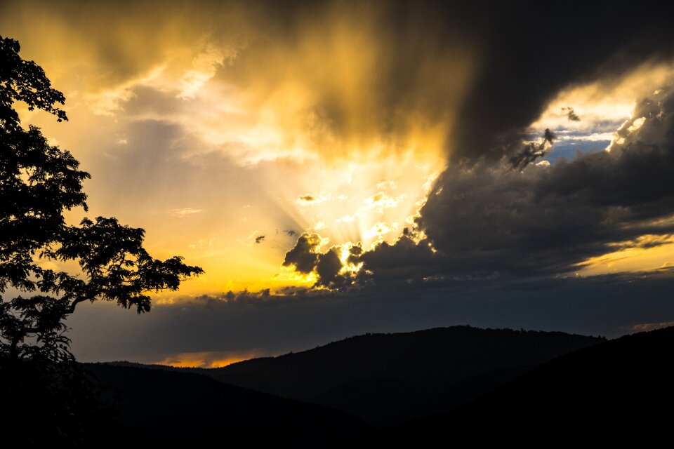 Cloudiness sun light