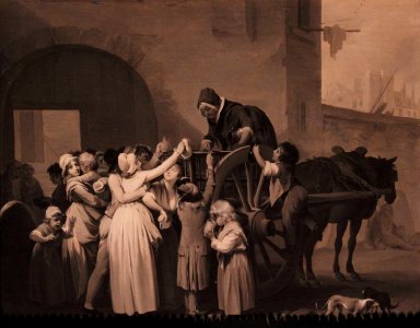 Louis-Léopold Boilly - La Queue au lait