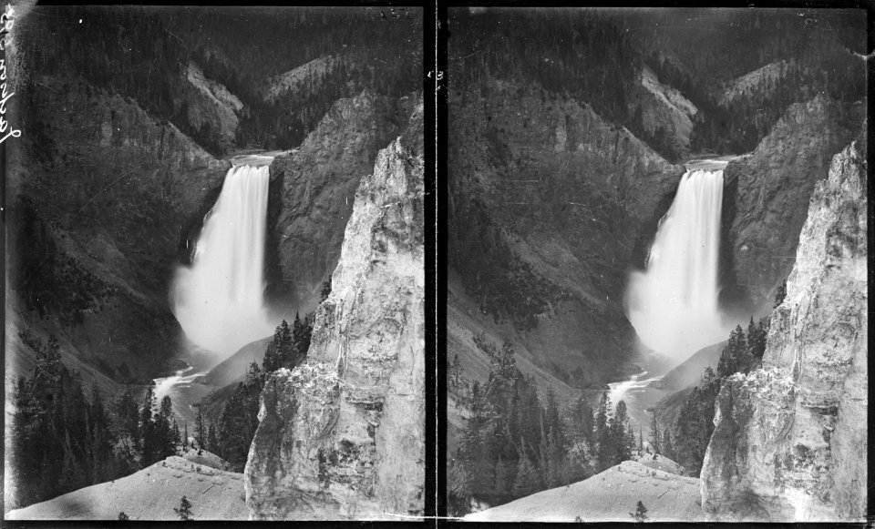 Lower Falls. Yellowstone National Park - NARA - 517282