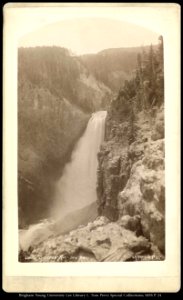 Lower Falls of the Yellowstone C.R. Savage, Salt Lake photo