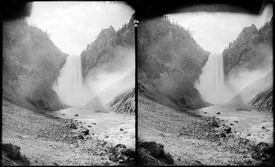Lower Falls. Yellowstone National Park - NARA - 517284