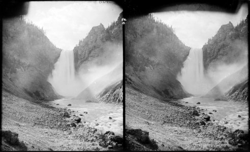 Lower Falls. Yellowstone National Park - NARA - 517284