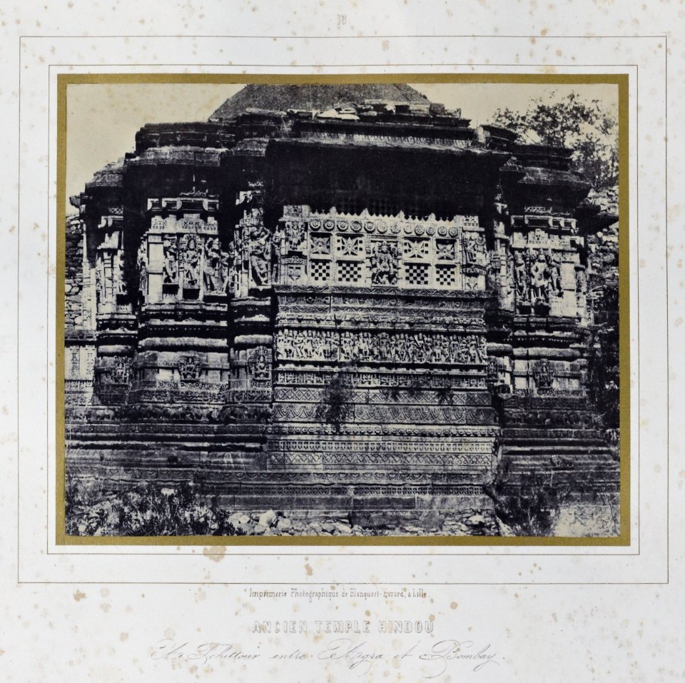 Louis Désiré Blanquart-Evrard, Album photographique de l'artiste et de l'amateur, planche 13, Ancien Temple Hindou