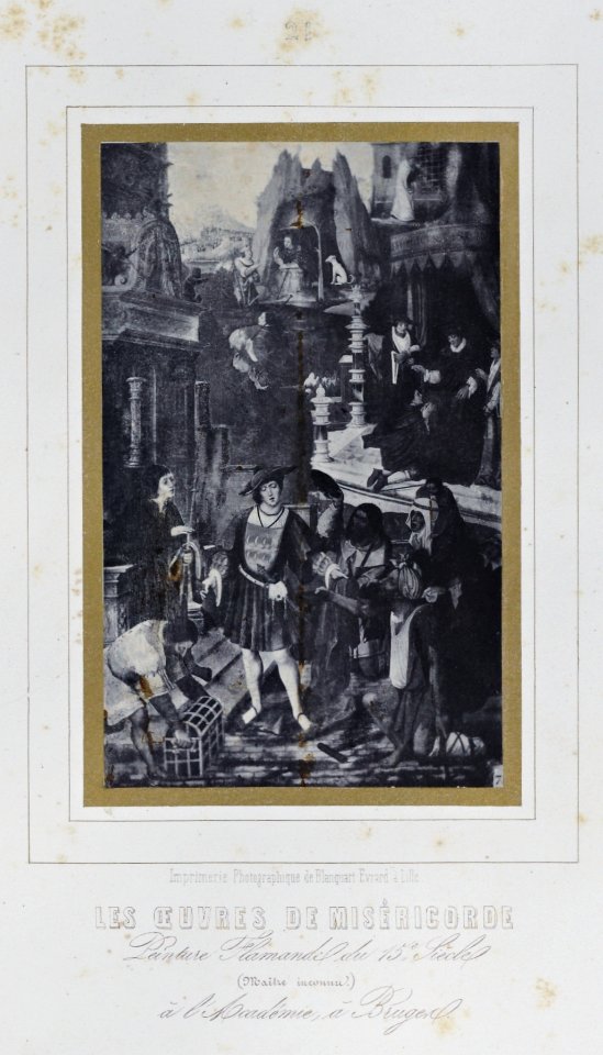 Louis Désiré Blanquart-Evrard, Album photographique de l'artiste et de l'amateur, planche 21, Les Oeuvres de Miséricorde