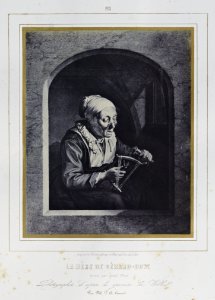 Louis Désiré Blanquart-Evrard, Album photographique de l'artiste et de l'amateur, planche 28, La Mère de Gérard-Dow