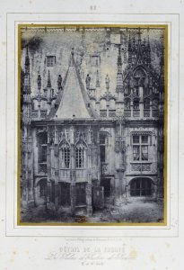 Louis Désiré Blanquart-Evrard, Album photographique de l'artiste et de l'amateur, planche 33, Détail de la façade