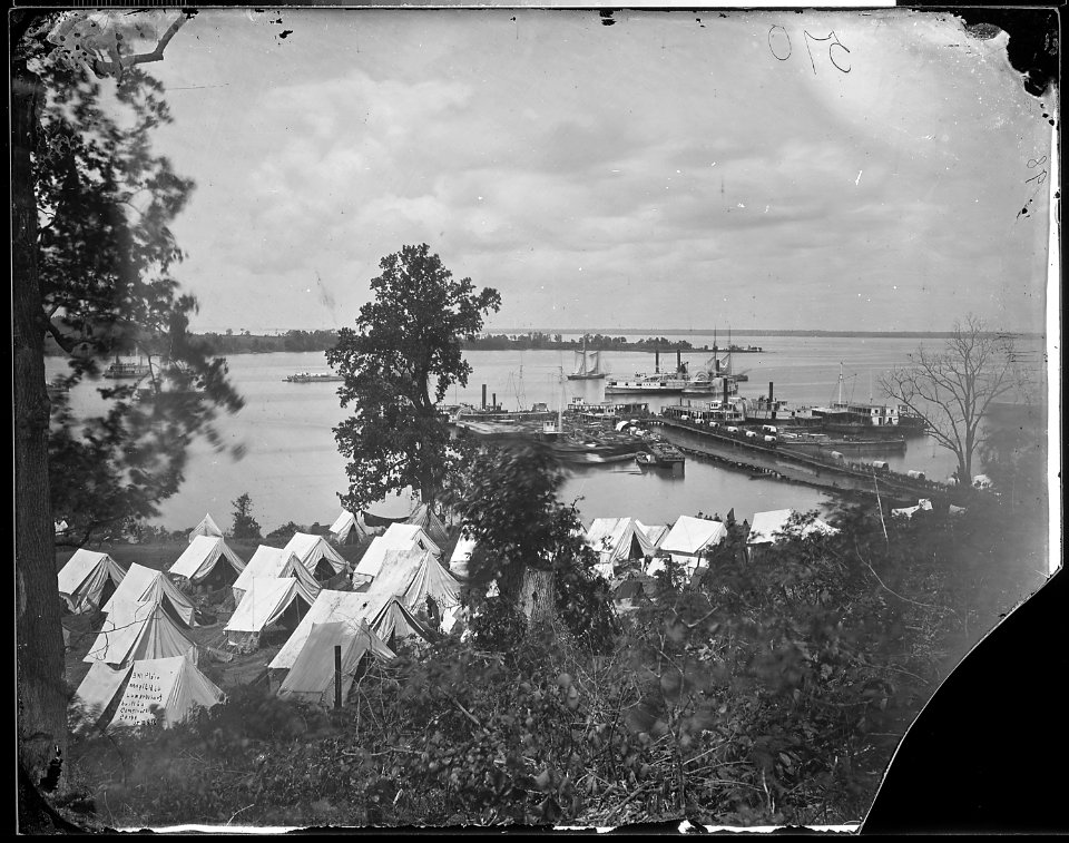 Lower wharf, Belle Plain, Va., 1864 - NARA - 524927