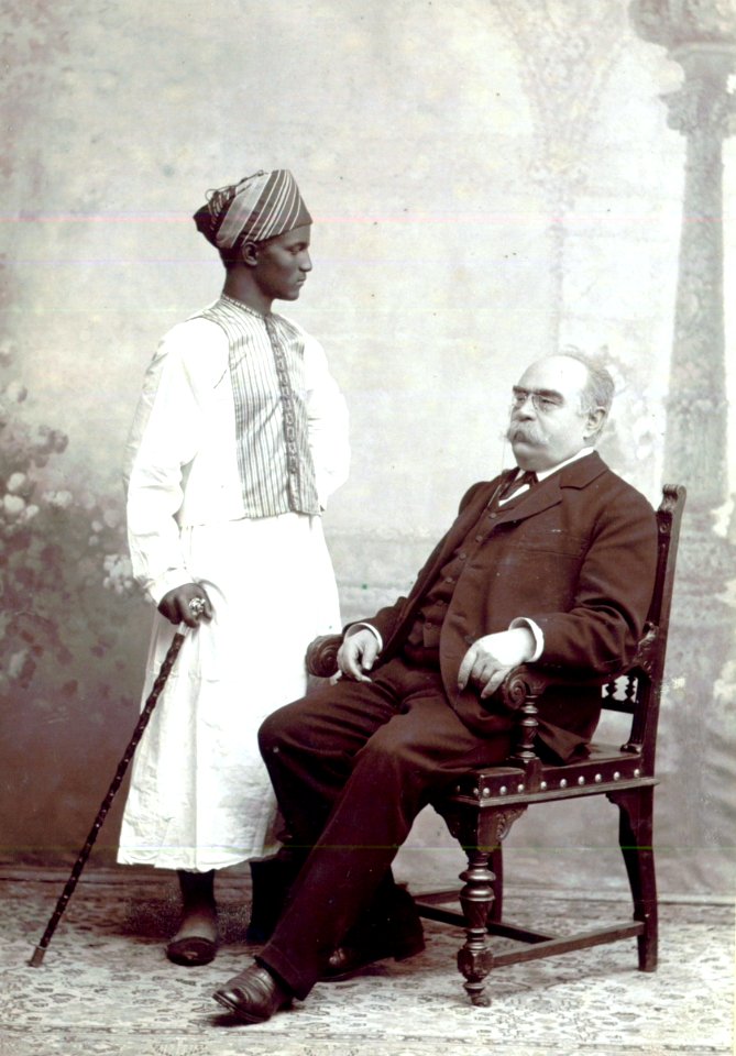 LSR mit Diener Jusuf (ehemaliger Slave)