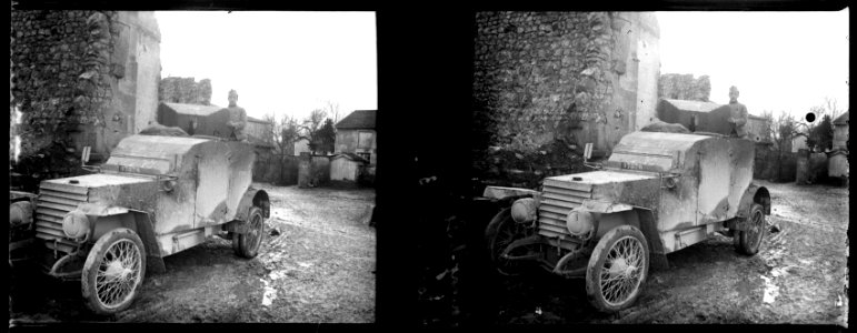 Louppy-le-Petit (Louppy-sur-Chée). Auto-canon de 37 - Fonds Berthelé - 49Fi315