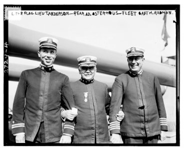 Lt. Anderson, Adm. Osterhaus, Capt. Rodman LCCN2014693292