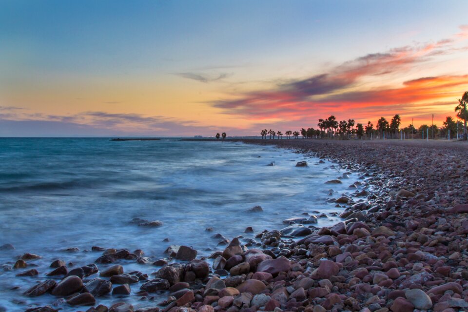 Sky beach costa photo