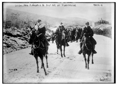 Lt. Col. Ode C. Nichols & 31st Inf. at Vladivostok LCCN2014708716