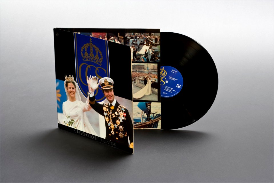 LP-skiva Kungabröllopet 19 juni 1976 - Livrustkammaren - 86067