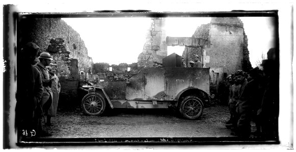 Louppy-le-Petit (Louppy-sur-Chée). Auto canon. 112 inft. - Fonds Berthelé - 49Fi1518