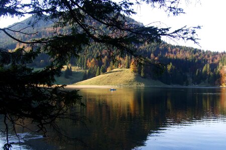 Landscape lake mountain