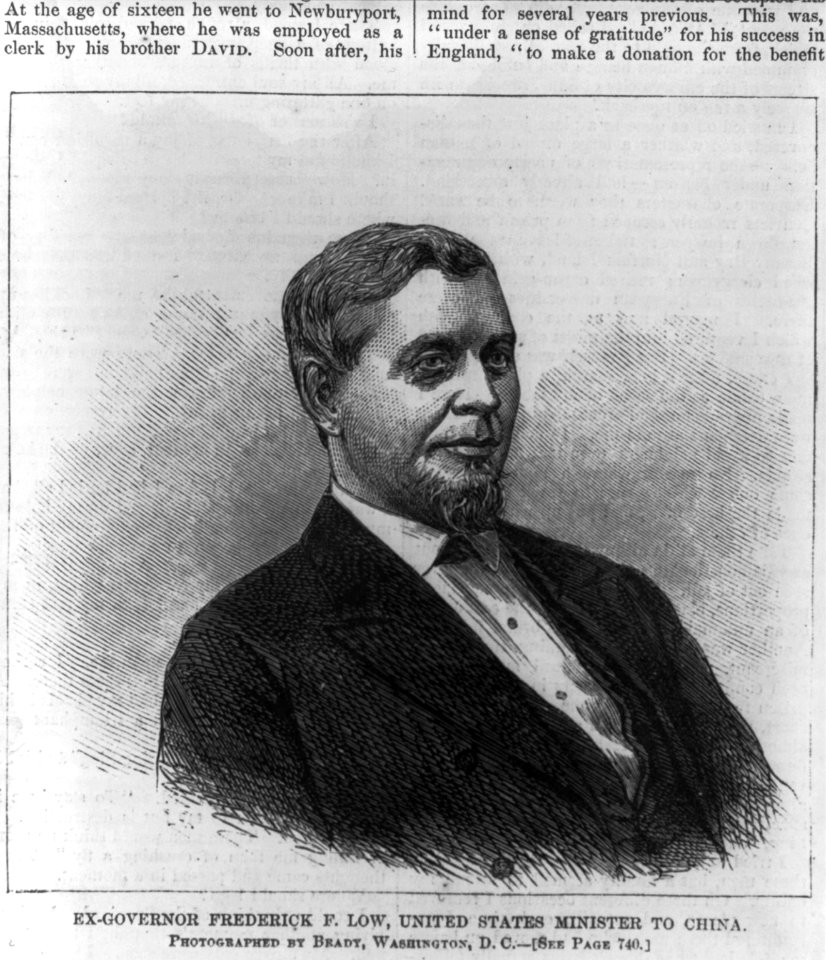 Low, Frederick Ferdinand, 1828-1894 half-lgth, (7), U.S. Minister to China LCCN99614241