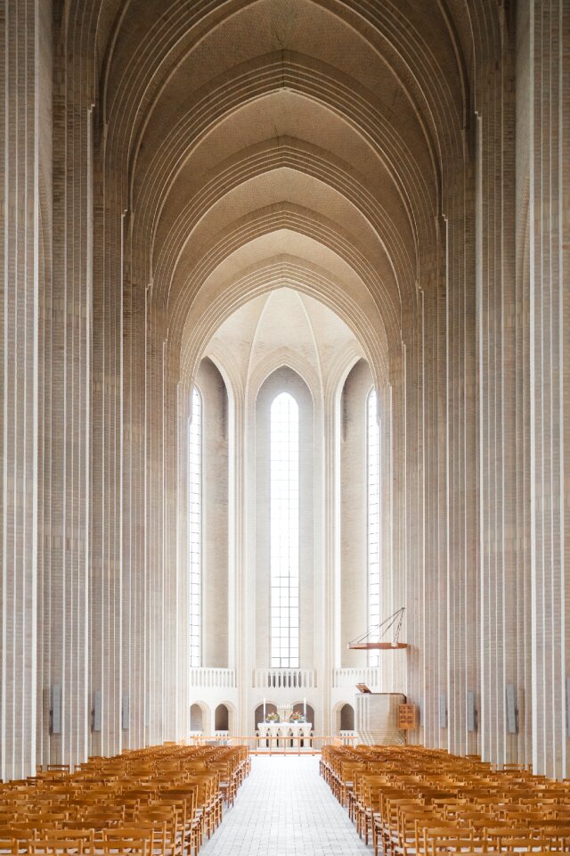 Church cathedral chairs photo