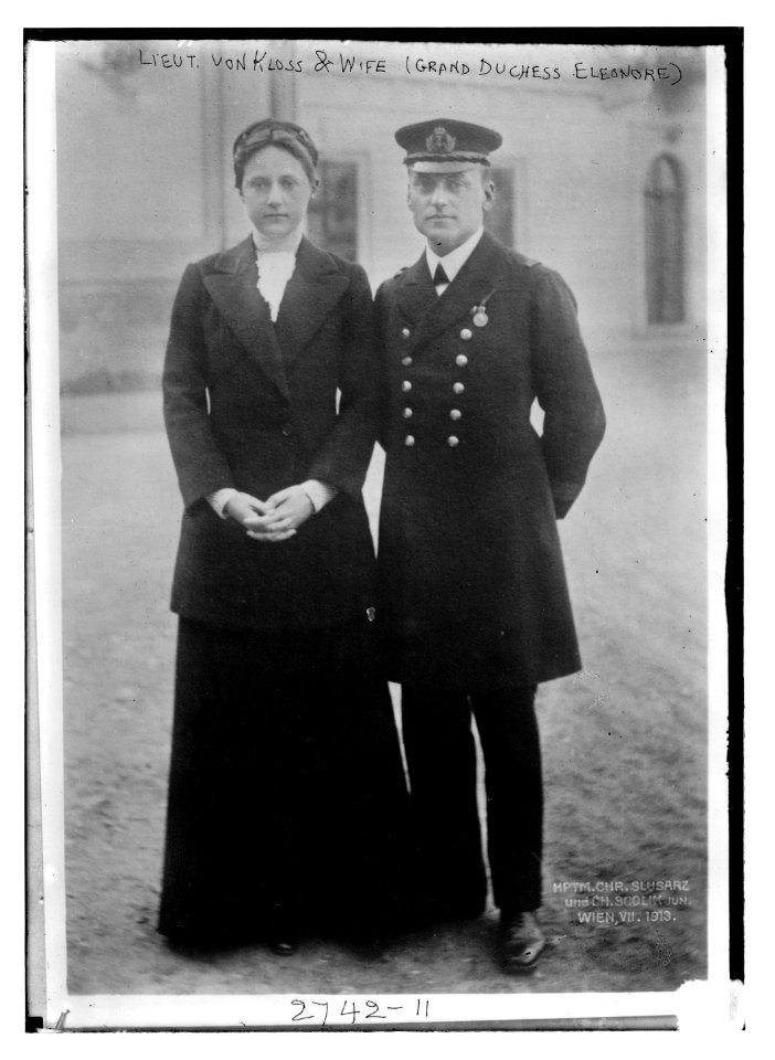 Lt. Von Kloss and wife (Grand Duchess Eleanore) LCCN2014693444