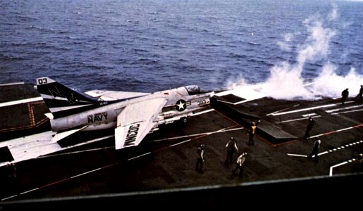 LTV A-7B Corsair II of VA-153 aboard USS Oriskany (CVA-34), circa in 1974