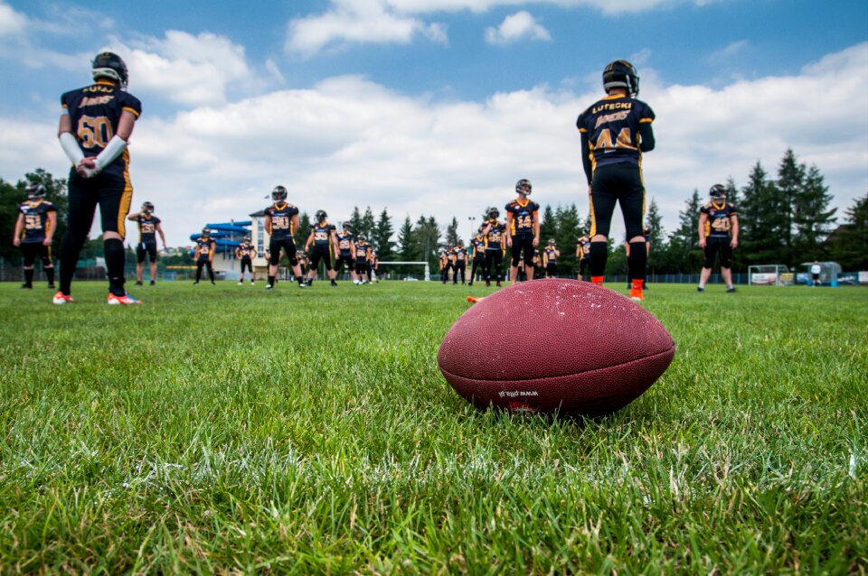 Grass training american football