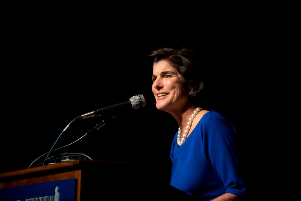 Luci Baines Johnson speaks, September 2015