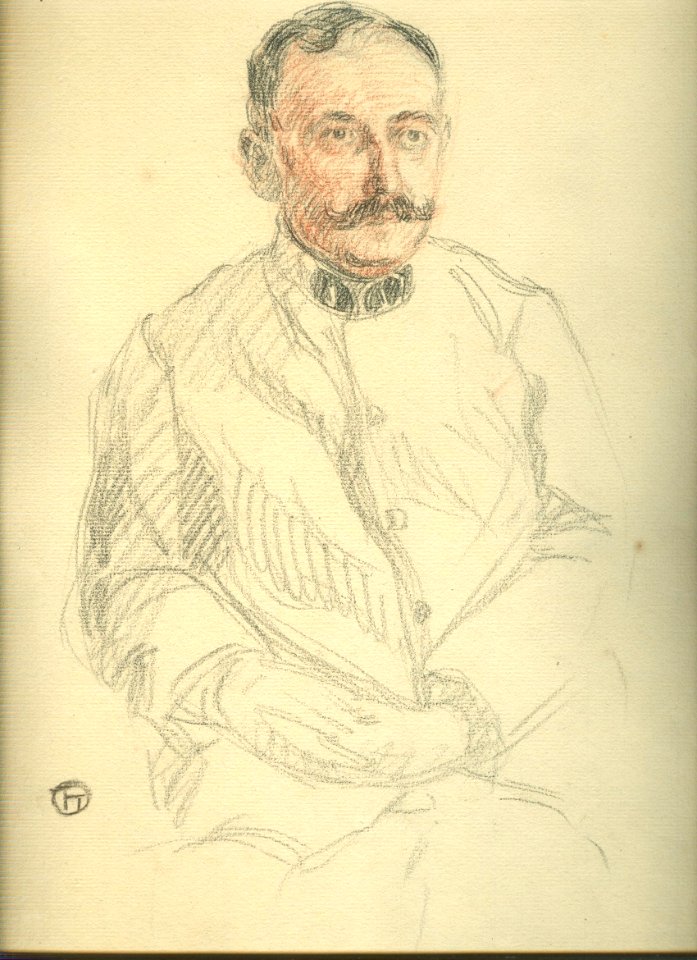 Lucien Ott Portrait d'un officier 001