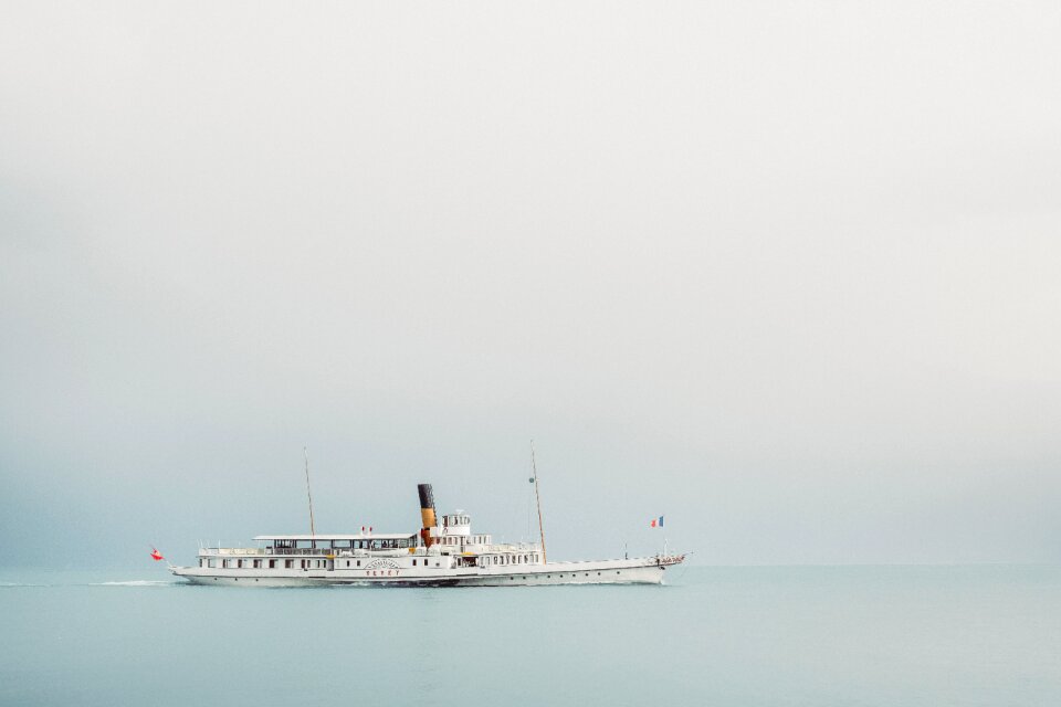 Water ship sailing