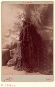 Lucy Arbell as Queen Amahelli in Massenet's Bacchus, wide view - Original