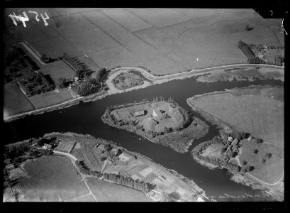 Luchtfoto van Fort Hinderdam