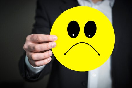 Feeling emoticon businessman