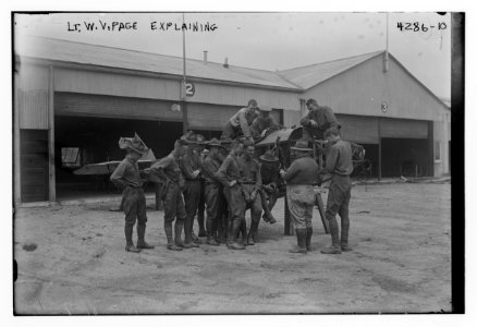 Lt. W.V. Page explaining LCCN2014705204