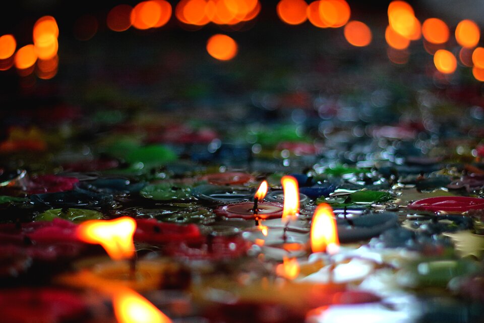 Flame decoration celebration