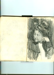 Lucien Ott Portrait de Jeanne Marie, née Chantôme, épouse de l'artiste. Vers 1900. France, collection particulière