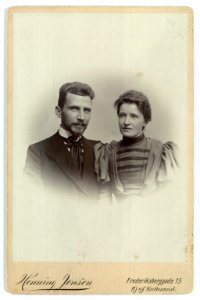 Ludvig Mylius-Erichsen and wife 1897 by Henning Jensen