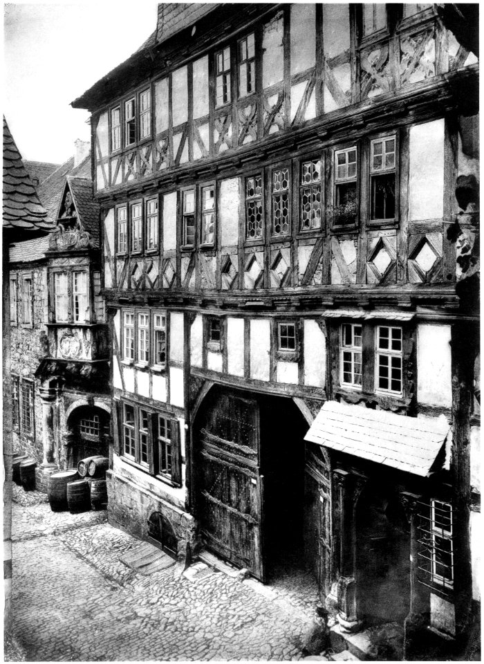 Ludwig Bickell-Hessische Holzbauten-Heft 01-1887-014-Alsfeld Sackgasse am Markt Nr 130