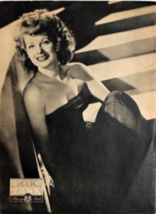 Lucille Ball pin-up from Yank, The Army Weekly, March 1945