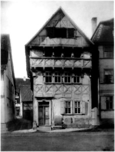 Ludwig Bickell-Hessische Holzbauten-Heft 01-1887-024-Hersfeld Kuesterhaus Nr 243 a d Stadtkirche c 1460