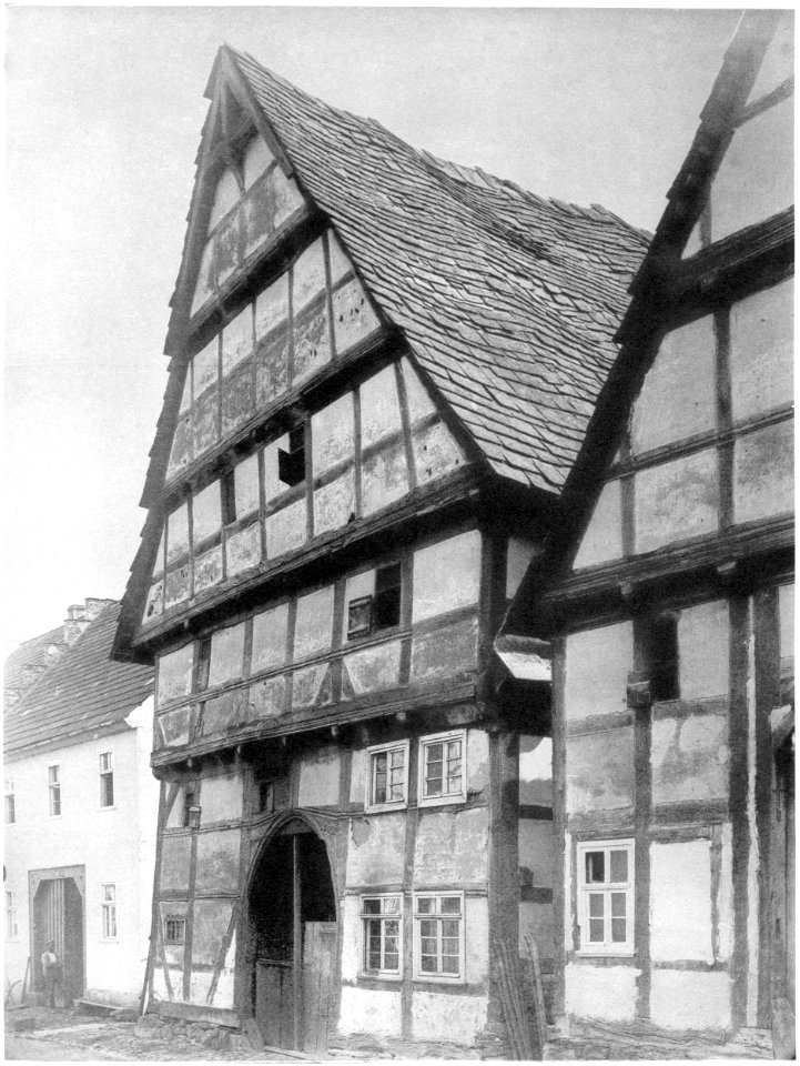 Ludwig Bickell-Hessische Holzbauten-Heft 02 03-1891-025-Helmarshausen Haus-Nr 42 1536