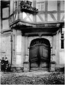 Ludwig Bickell-Hessische Holzbauten-Heft 01-1887-040-Ziegenhain am kl Paradeplatz d Festung ehem v Ditfurt sches Haus c 1620