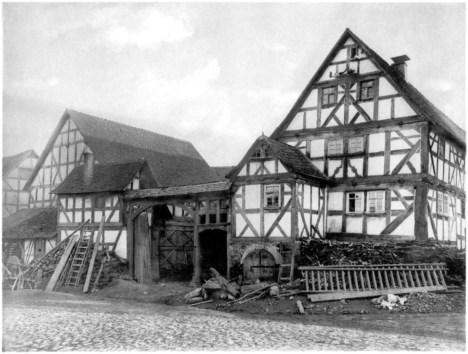 Ludwig Bickell-Hessische Holzbauten-Heft 02 03-1891-019-Fronhausen a d Main-Weserbahn Nr 37 1796