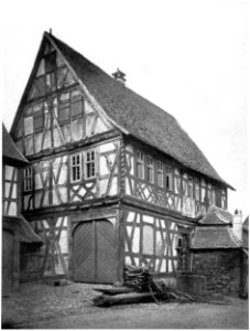 Ludwig Bickell-Hessische Holzbauten-Heft 02 03-1891-035-Markoebel Rathaus c 1650